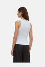 Assembly Label Robyn Scoop Neck Rib Tank Powder Blue
