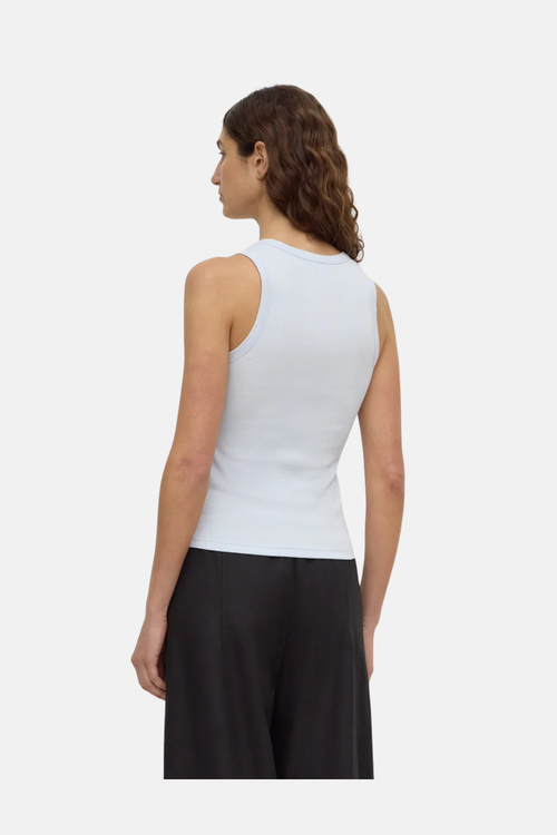 Assembly Label Robyn Scoop Neck Rib Tank Powder Blue