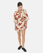 Zulu & Zephyr Cotton Shirt Ruby Floral