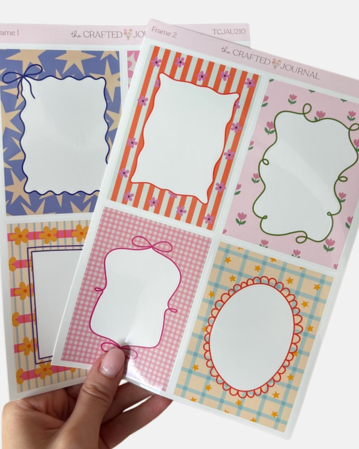 The Crafted Journal Frame Sticker Sheet