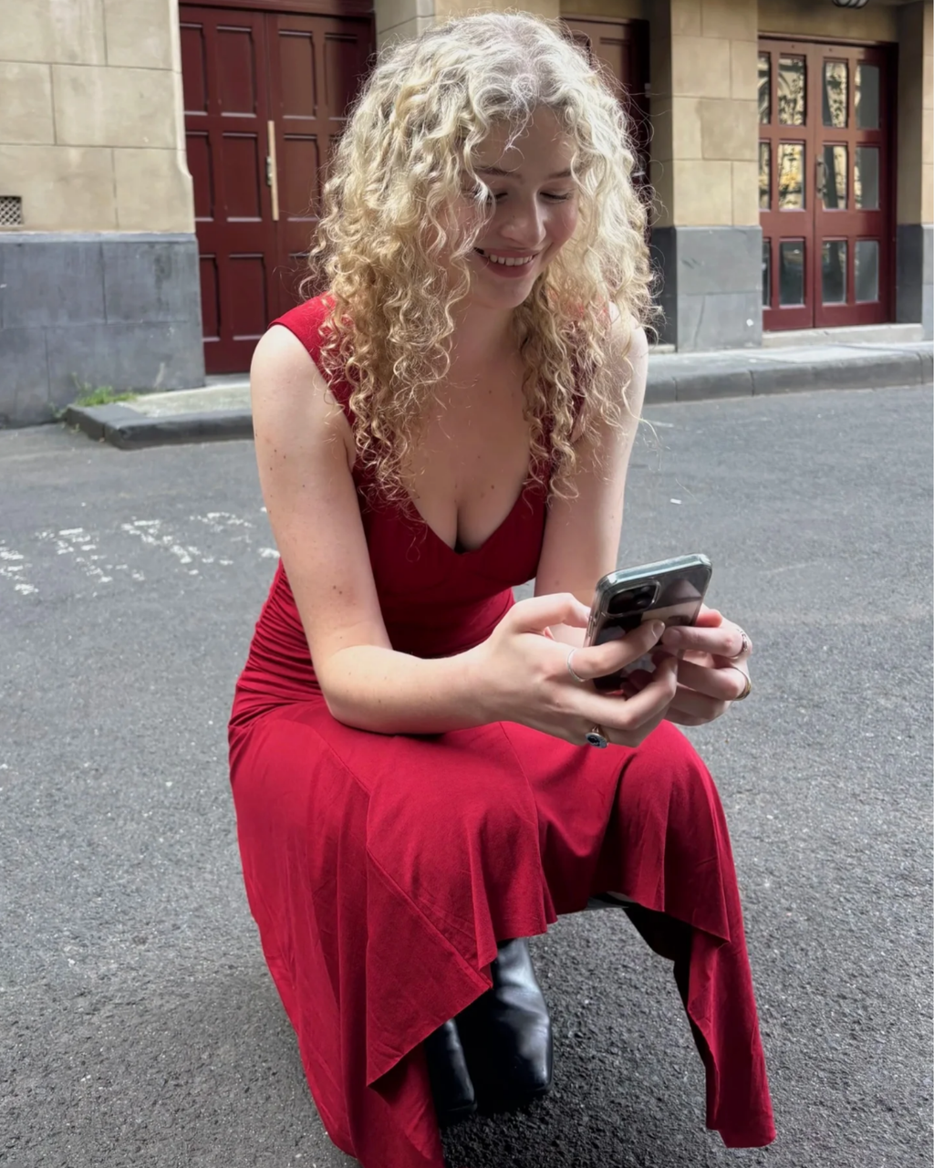 Marsene Kate Dress Red