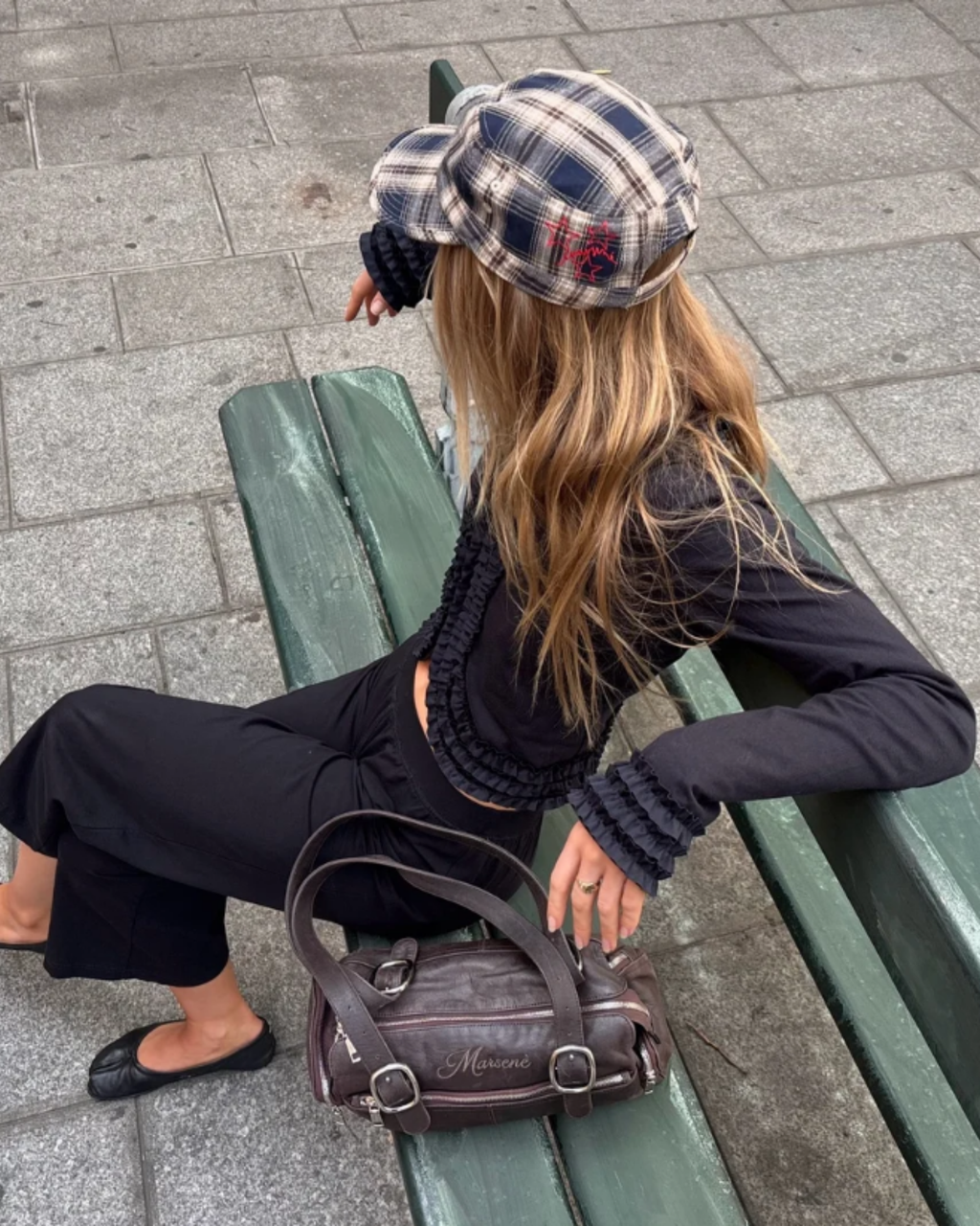 Marsene Mitch Cap Plaid
