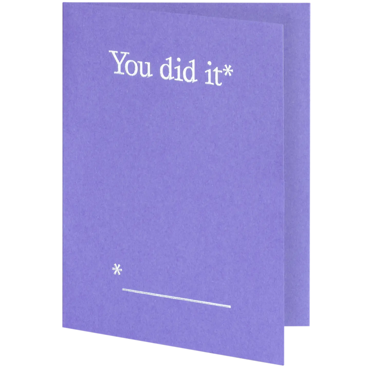 Short Talks You Did This Card
