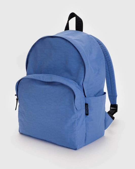 LARGE NYLON BACKPACK - PANSY BLUE