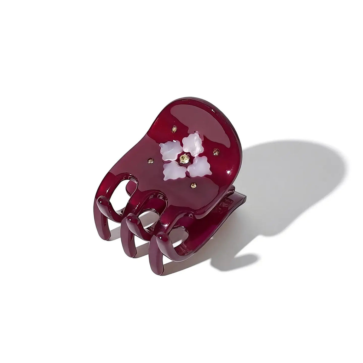 Hey Ricochet Illuminated Mini Claw Burgundy