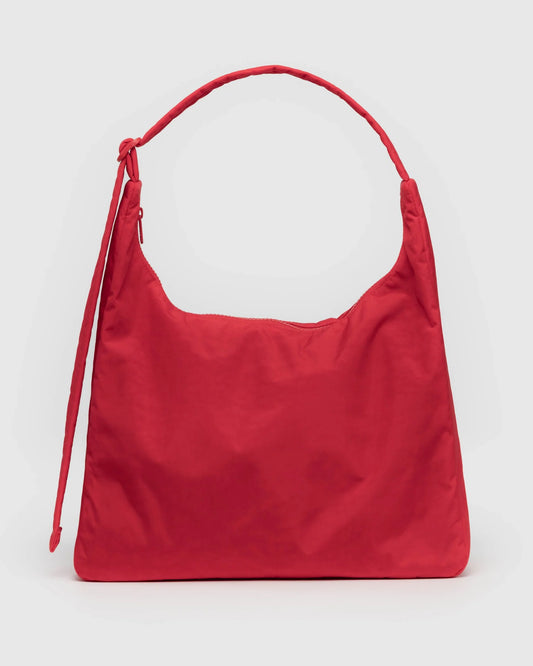 NYLON SHOULDER BAG | CANDY APPLE RED