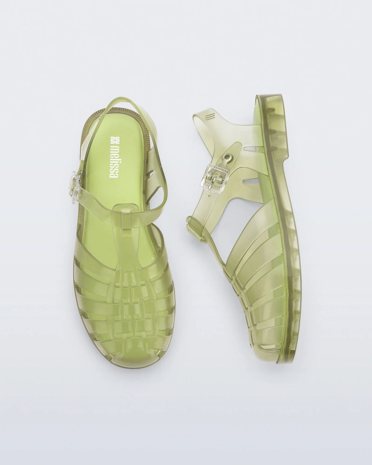 MELISSA POSESSION SANDAL | TRANSPARENT GREEN