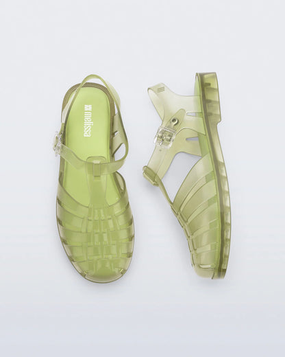 MELISSA POSESSION SANDAL | TRANSPARENT GREEN