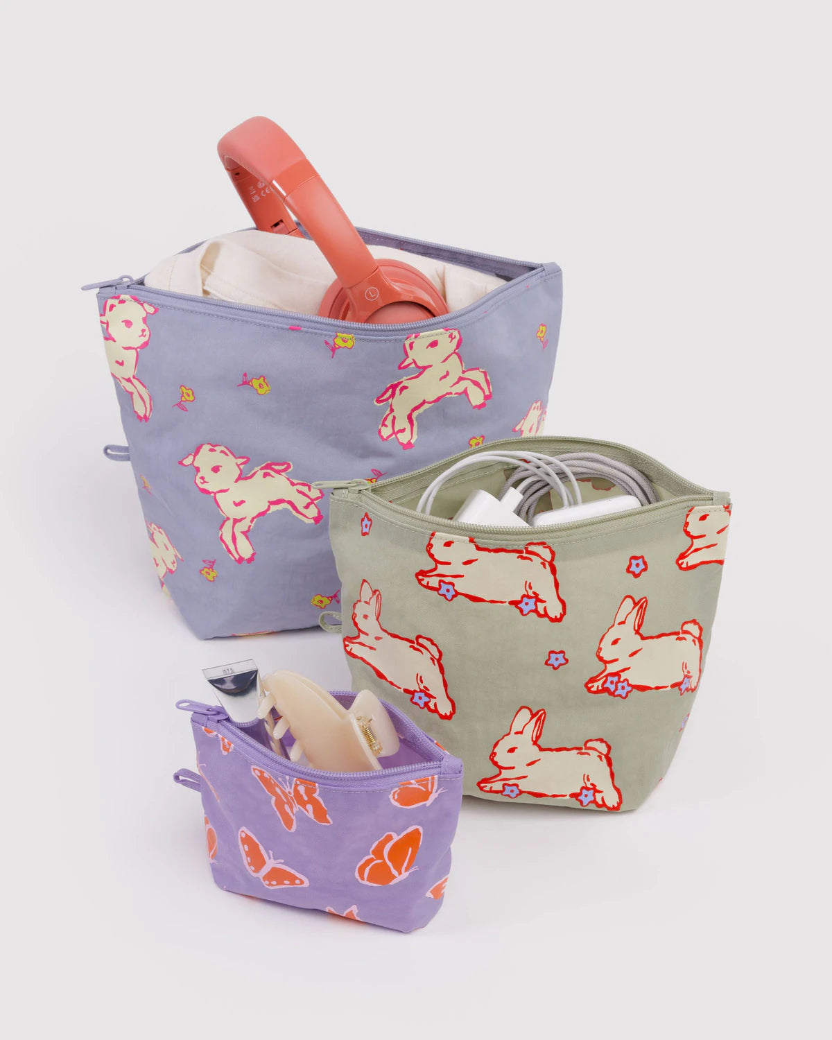 GO POUCH SET | SPRING ANIMALS
