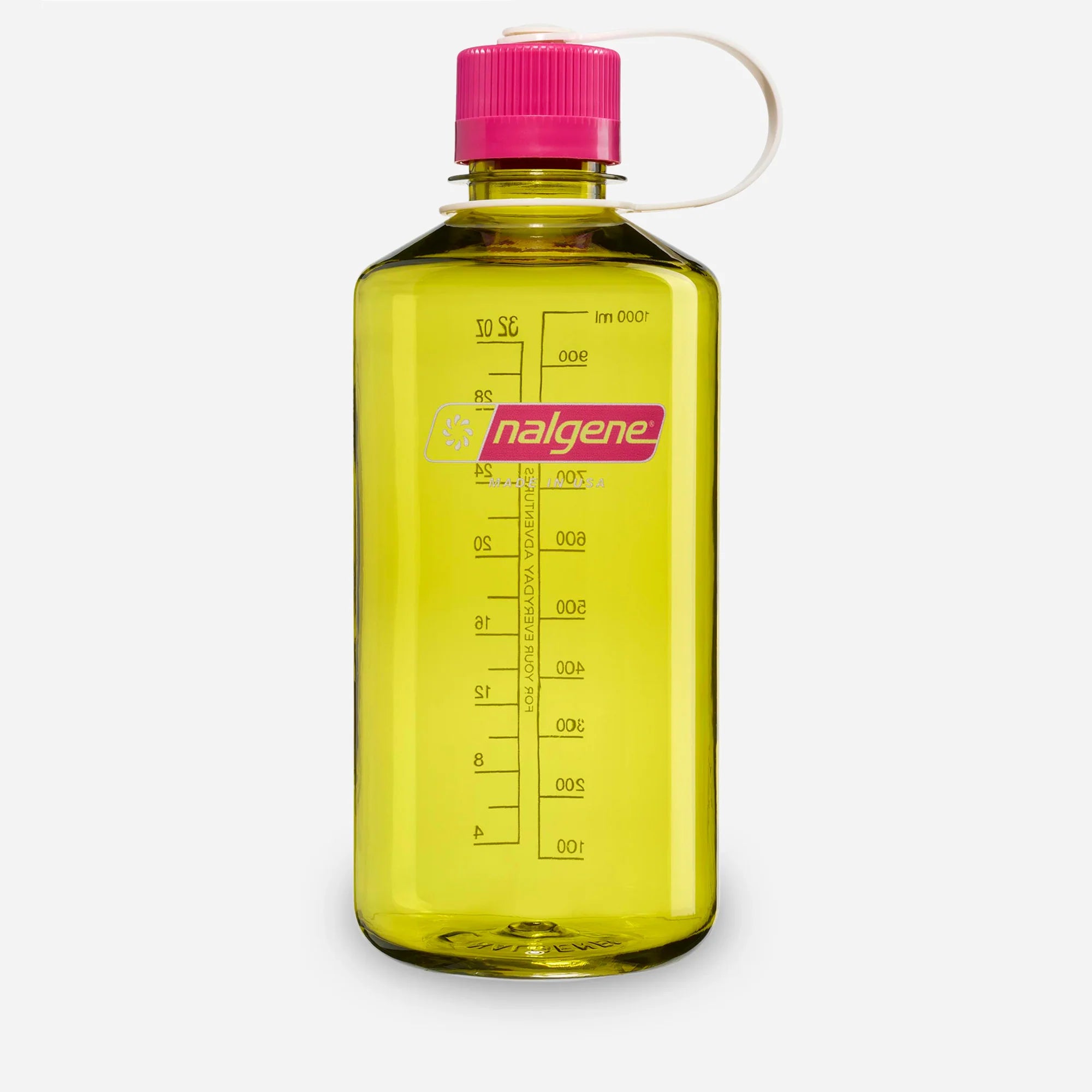 1L NARROW MOUTH WATER BOTTLE | ENDIVE W/ FUCHSIA PURPLE