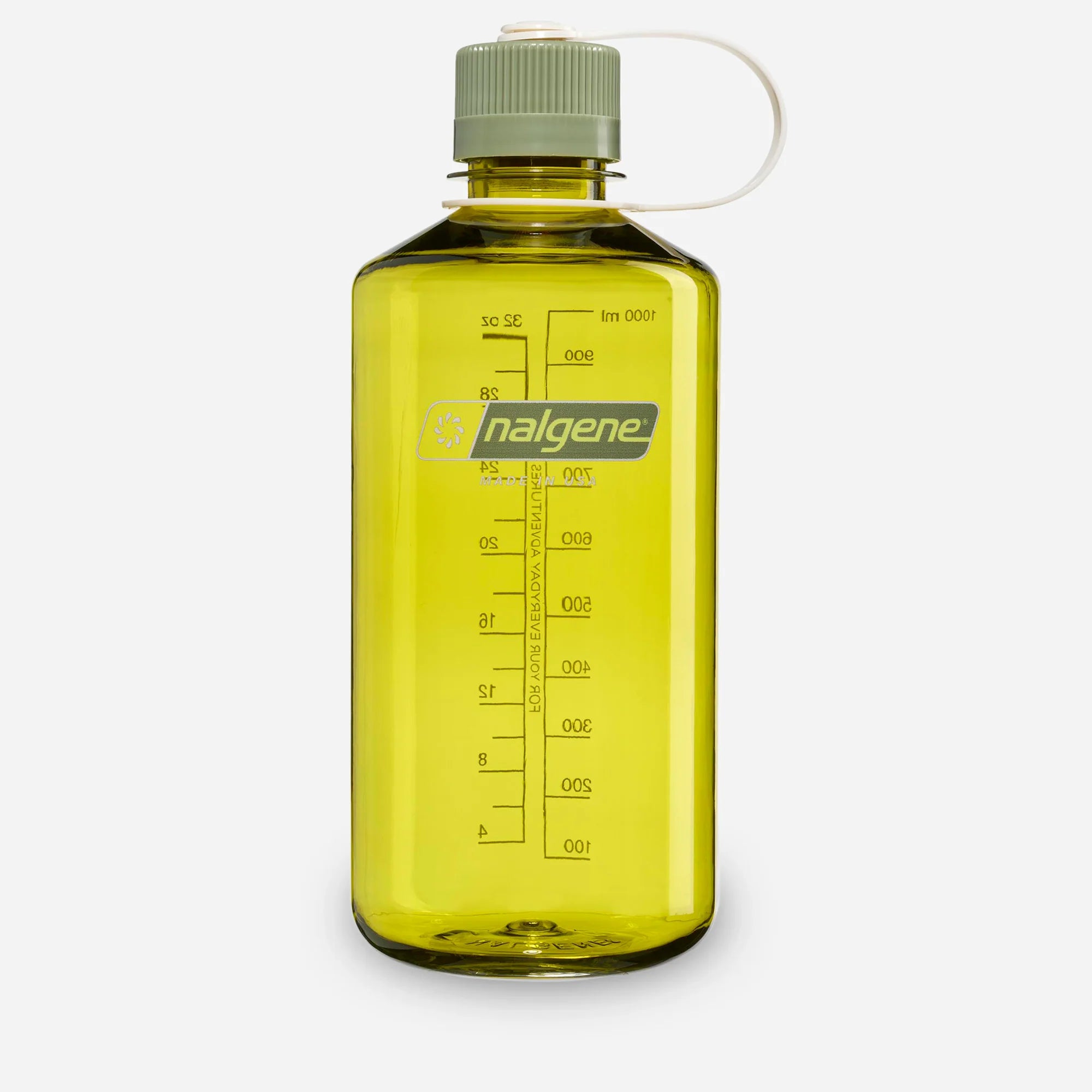 1L NARROW MOUTH WATER BOTTLE | ENDIVE W/ OIL GREEN