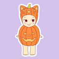 Studio Magari Holographic Pumpkin Baby Sticker
