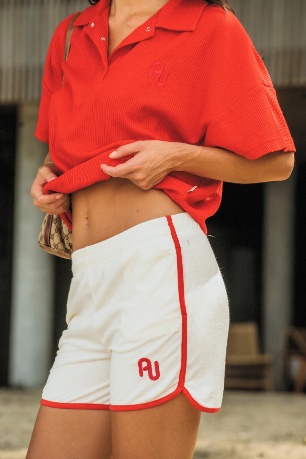CHILLI TERRY SHORT | WARM WHITE