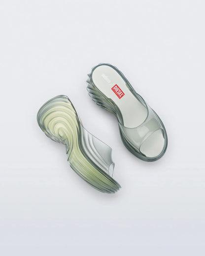 MELISSA QUANTUM PLATFORM + DIESEL | TRANSPARENT BLUE