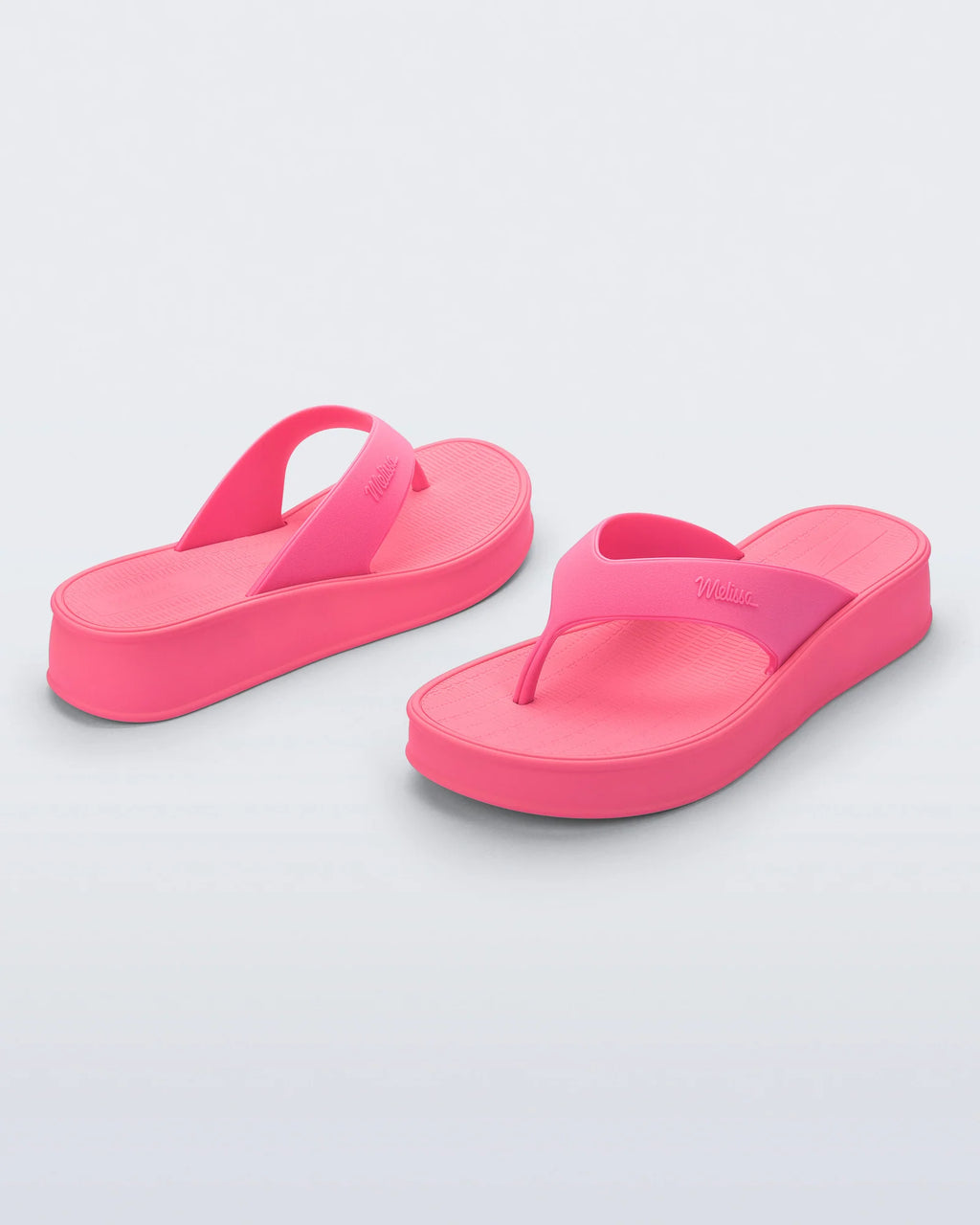 MELISSA SUN FLIP FLOP PLATFORM | PINK
