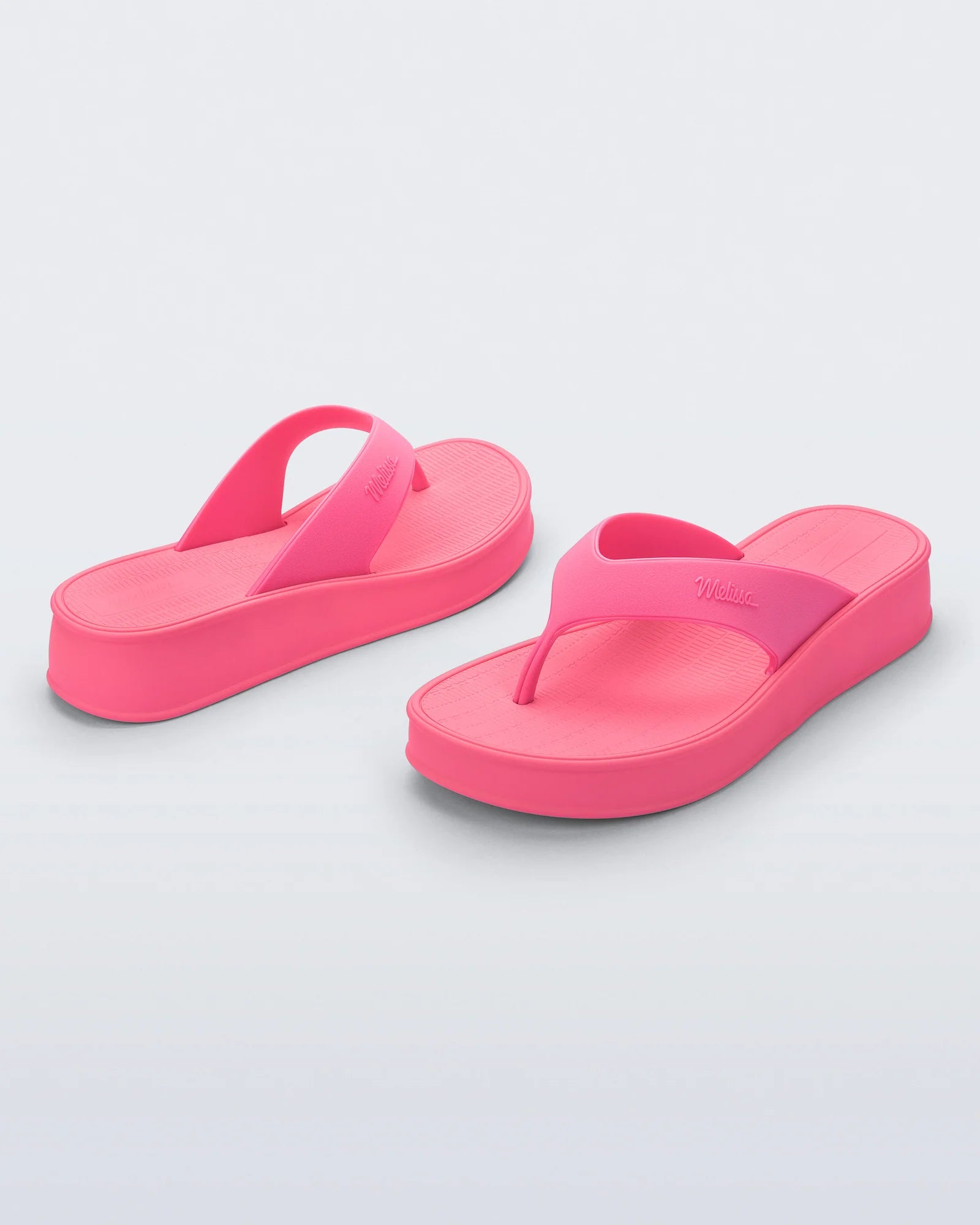 MELISSA SUN FLIP FLOP PLATFORM | PINK