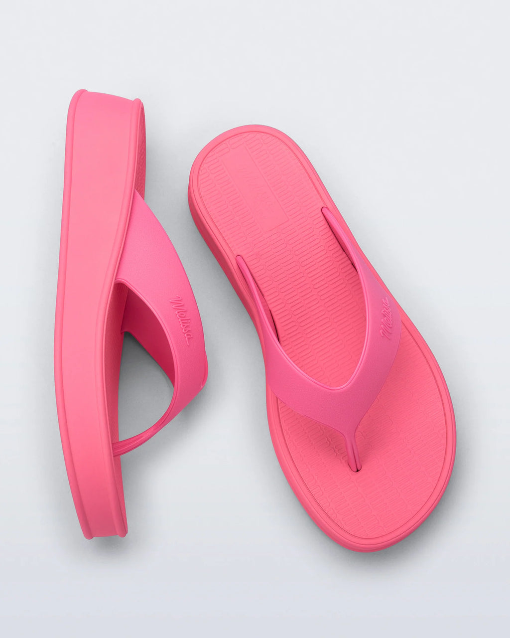 MELISSA SUN FLIP FLOP PLATFORM | PINK