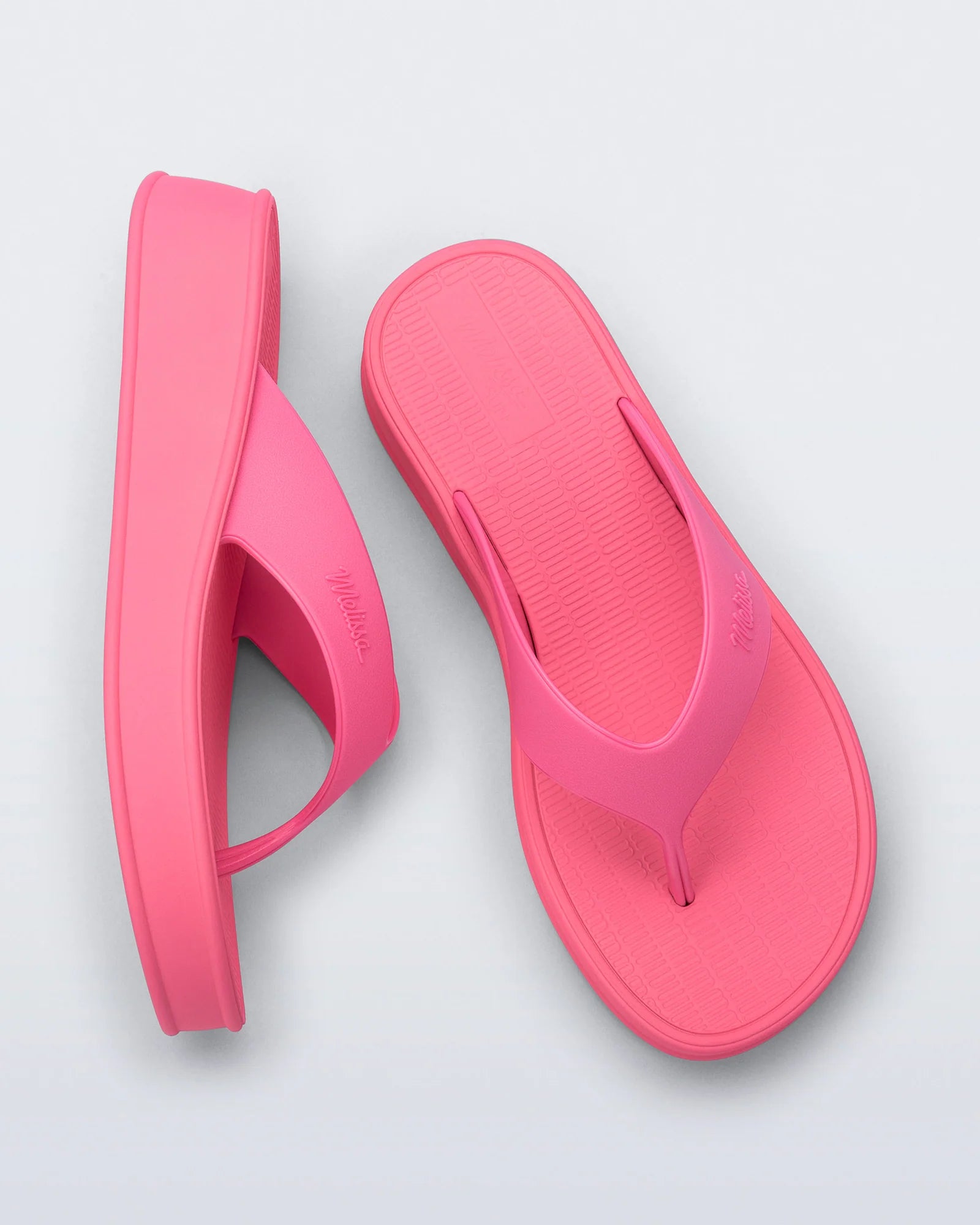 MELISSA SUN FLIP FLOP PLATFORM | PINK