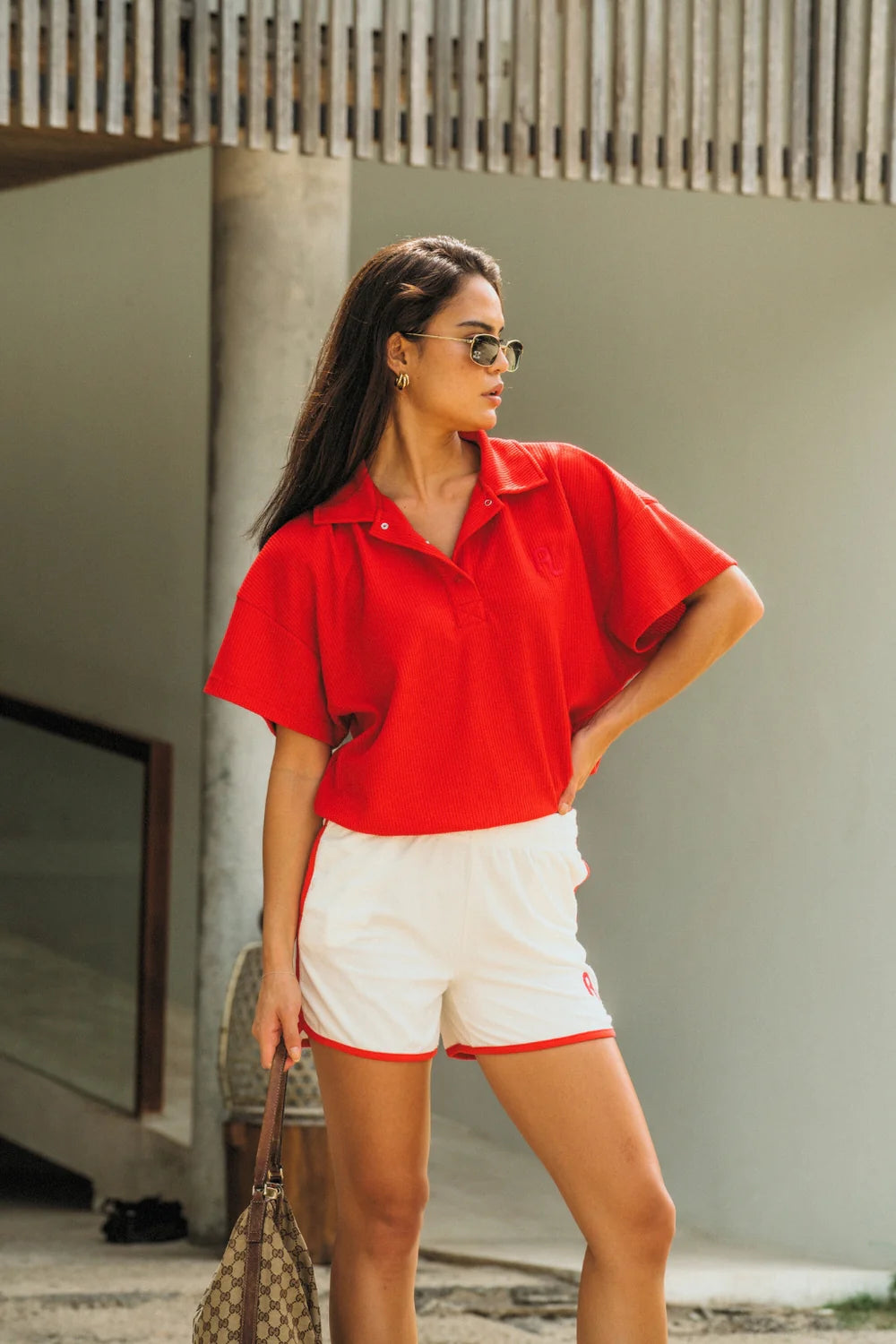 CHILLI TERRY SHORT | WARM WHITE