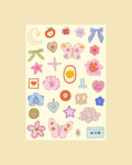 Nany Craft A5 Trinket Sticker Sheet