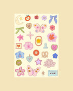 Nany Craft A5 Trinket Sticker Sheet