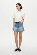 DARCY SKIRT | LIGHT VINTAGE INDIGO