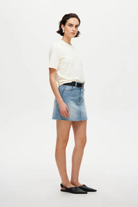 DARCY SKIRT | LIGHT VINTAGE INDIGO
