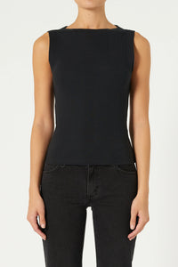 FRENCHIES 90S TOP | BLACK