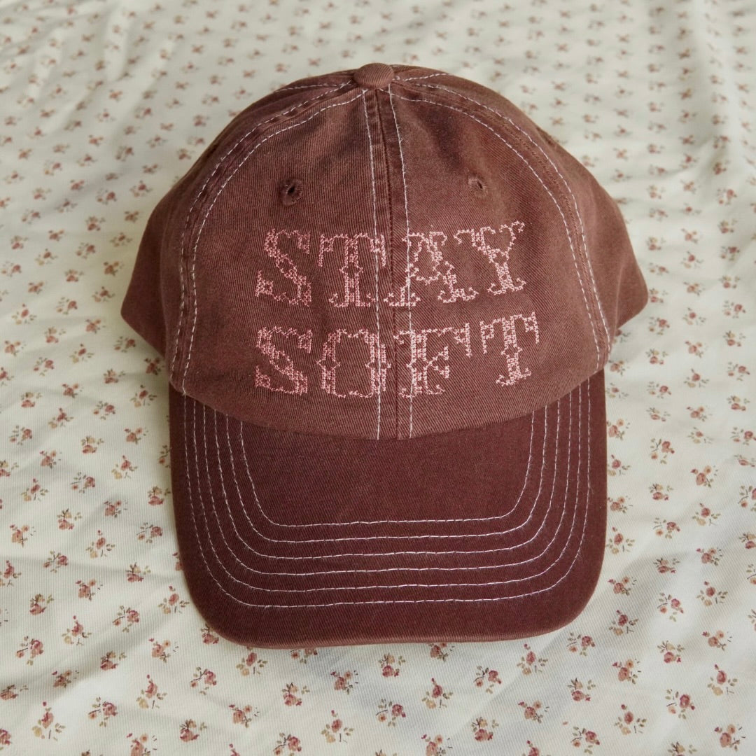 Rodeo Embroidery Stay Soft Embroidered Cap Brown 1