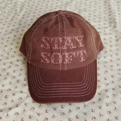 Rodeo Embroidery Stay Soft Embroidered Cap Brown 1