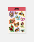 Shellflower Victorian Sticker Sheet