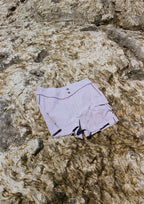 SNAP FRONT BOARDSHORT | LAVENDER