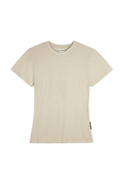 Zulu & Zephyr Rib Hemp Jersey T-Shirt Husk