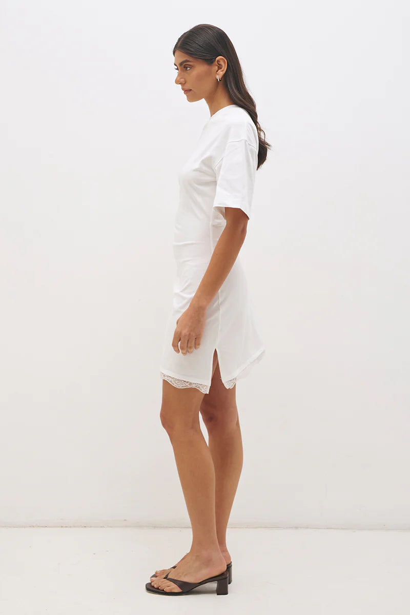 LIORA MINI DRESS | OFF WHITE