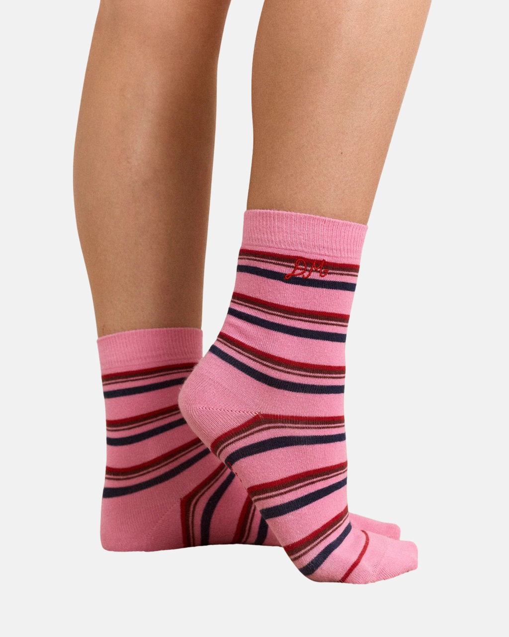 Damson Madder 3 Pack Socks Mixed Pop Stripes