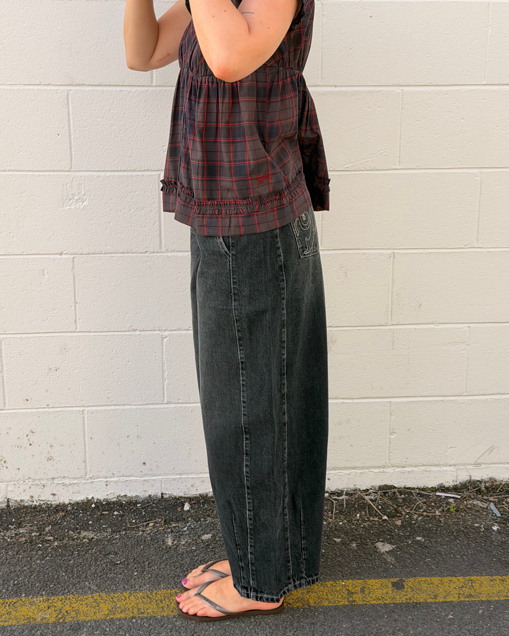 Damson Madder Clover Blouse Sirius Check