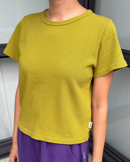 Le Bon Shoppe The Little Boy Tee Golden Olive