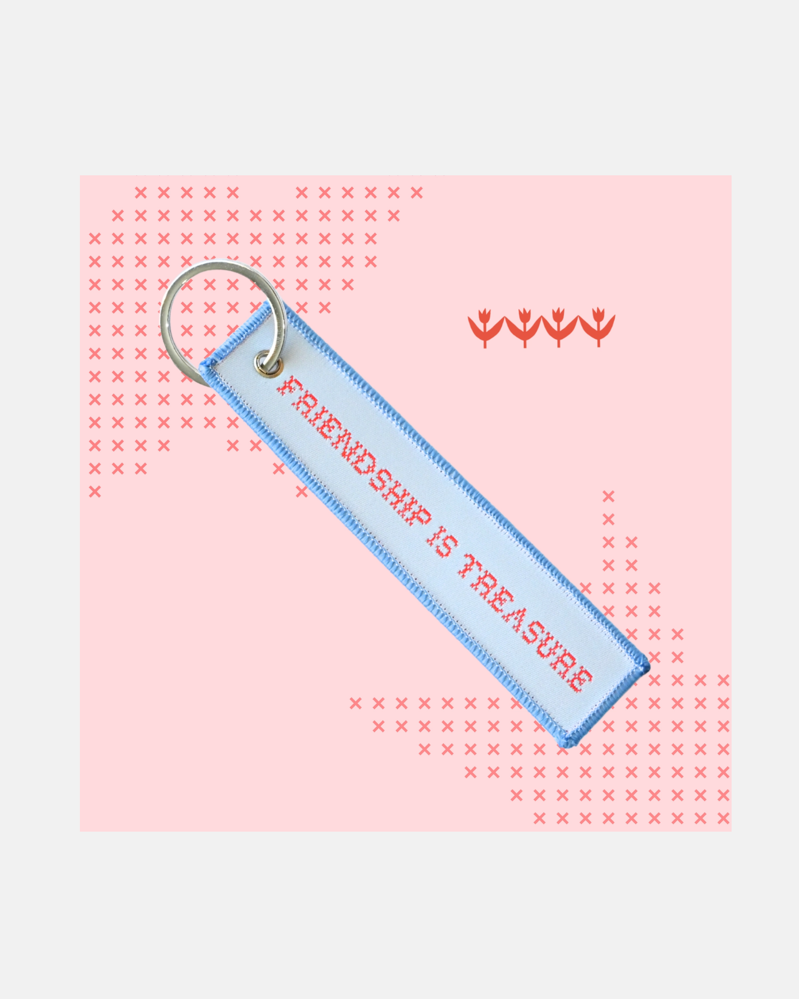 Riley Grae Friendship is Treasure Keychain