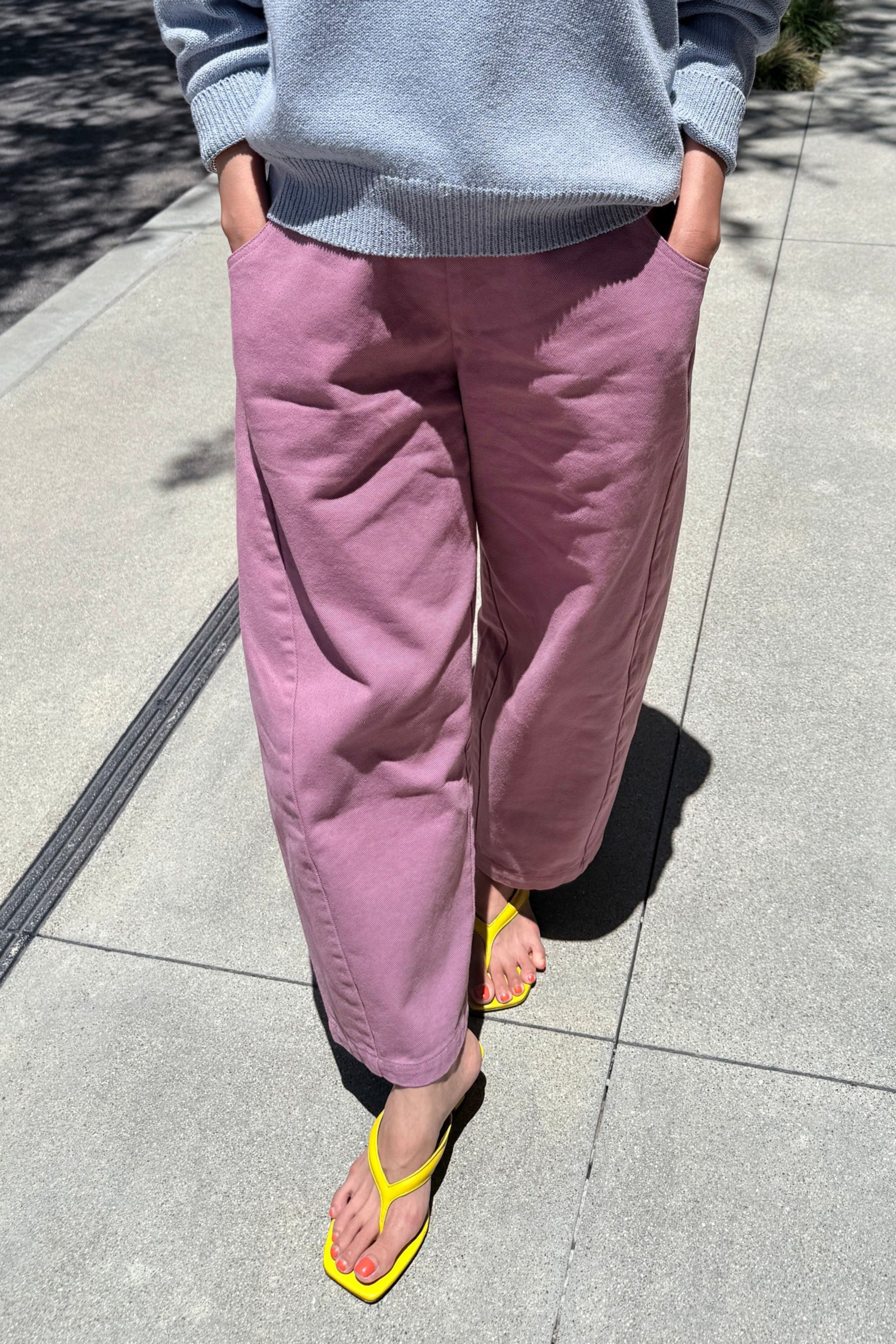 Le Bon Shoppe Arc Pants Dusty Lilac