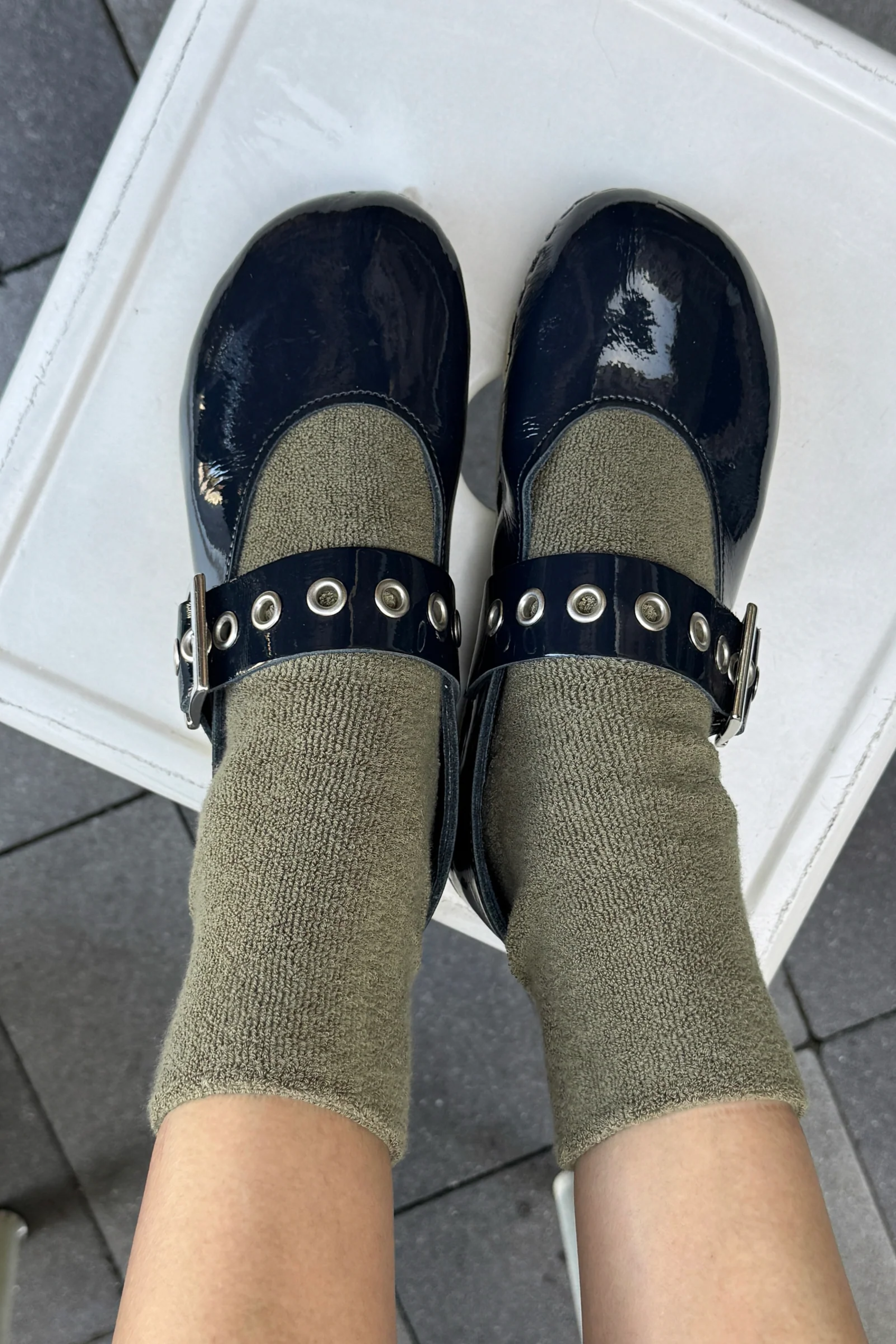 Le Bon Shoppe Cloud Sock Muted Sage