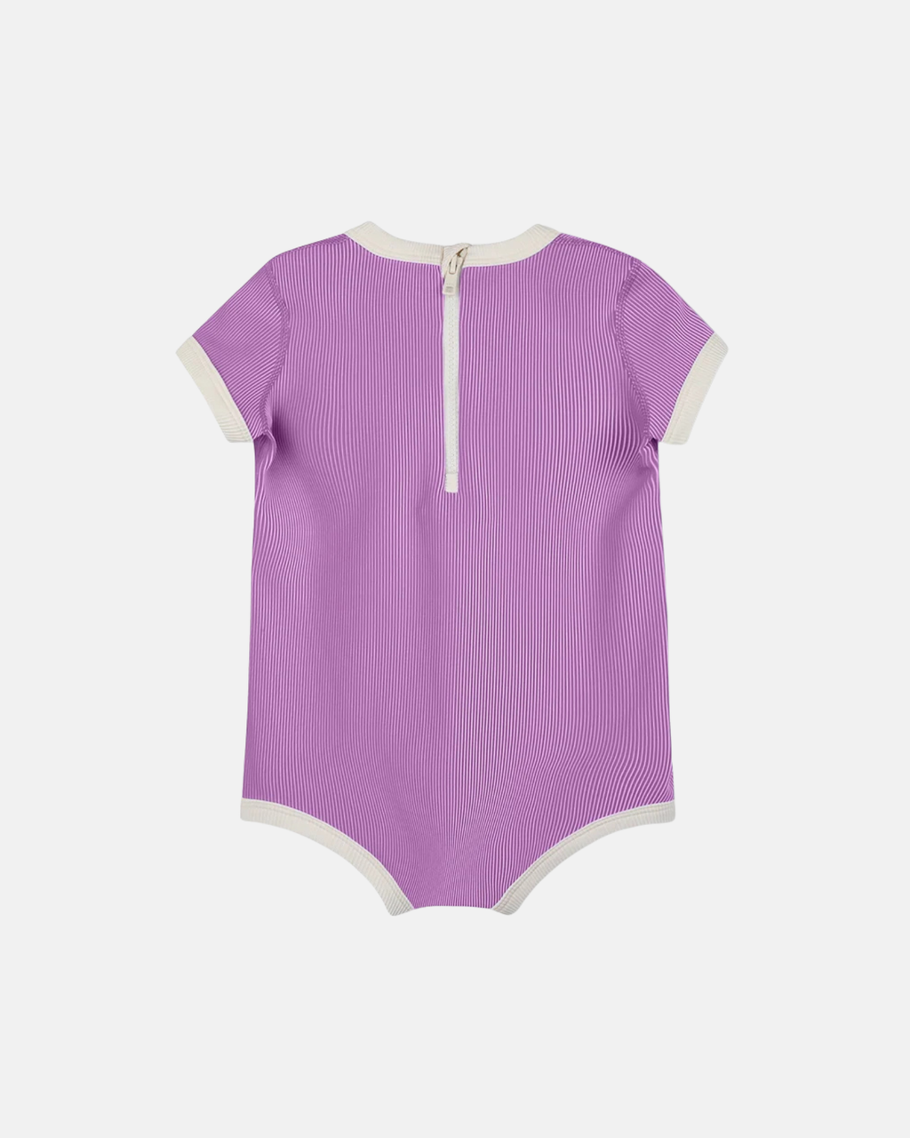 Zulu & Zephyr Mini Stripe Infant Onesie Lilac