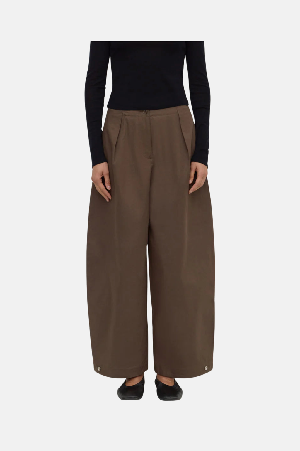 JASMINE ADJUSTABLE BARREL PANT | MILITARY