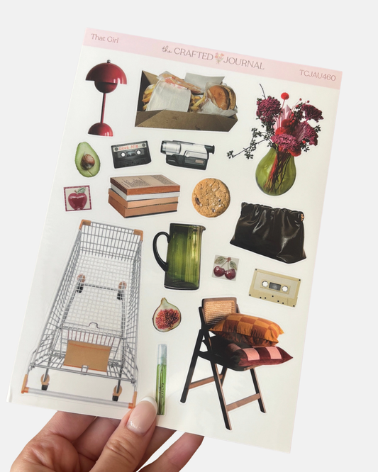 The Crafted Journal It Girl Sticker Sheet