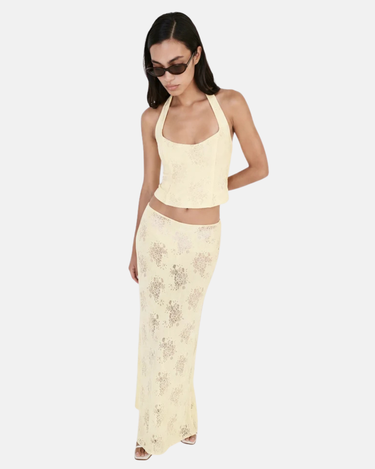 Ownley Gem Lace Top Butter