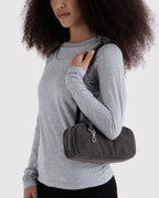 Baggu Small Denim Bowler Bag Washed Black