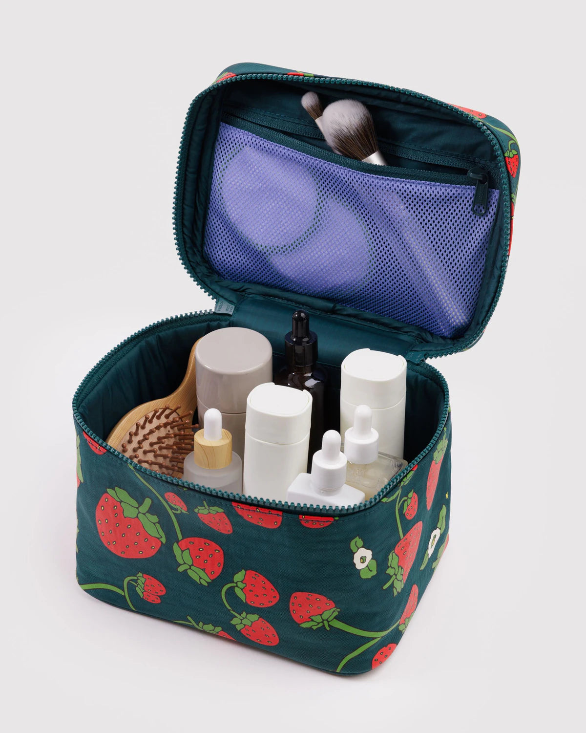 LARGE COSMETIC CASE | STRAWBERRY BLOSSOM