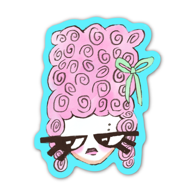 POWDERED WIG! Sticker