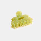 Chunks Flower Claw in Jade Swirl