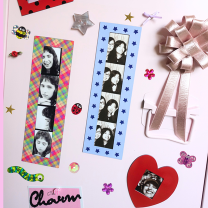 Horse Girl Spotty Babe Photostrip Frame Magnet 3