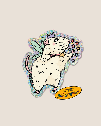 Odd Hand Co. Fairy Mouse Holographic Sticker 1